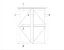 JMGRM-56 系列平开窗型材图