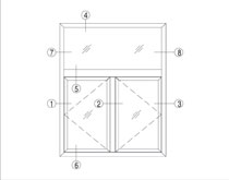 GR-56 系列平开窗型材图